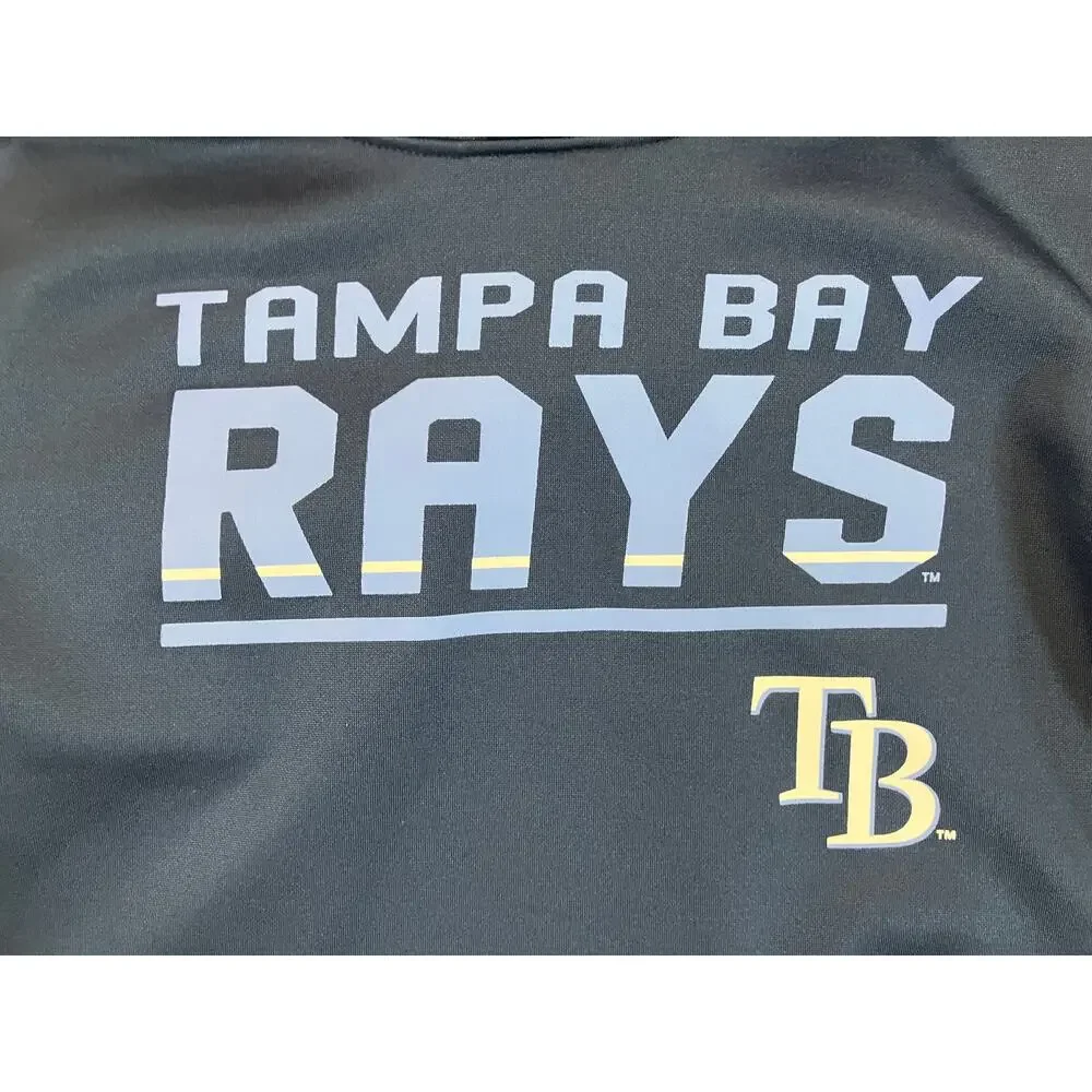 Tampa Bay Rays Youth M 10/12 Blue MLB Pullover Hoodie Genuine Merchandise